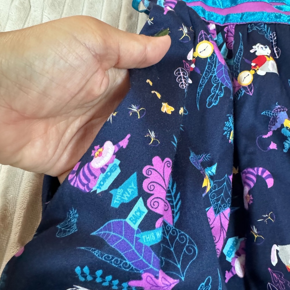 Purple and Blue Floral Dress - Picture 12 of 15